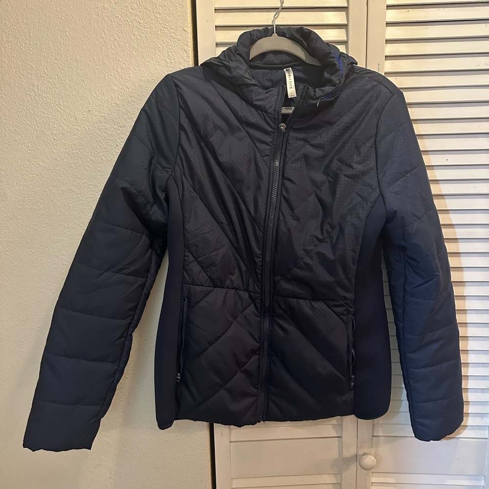Fabletics Dark Blue Quilted Jacket - image 3